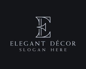 Elegant Boutique Letter E logo design