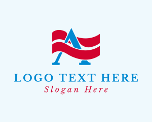 American Logistics Letter A logo