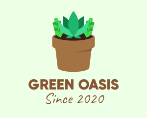 Succulent Gardening Pot logo