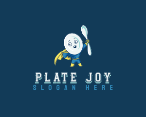 Spoon Plate Superhero  logo
