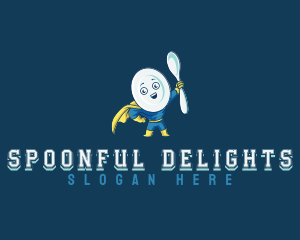 Spoon Plate Superhero  logo