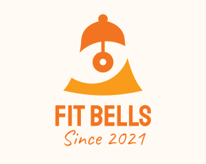 Orange Eye Bell logo design