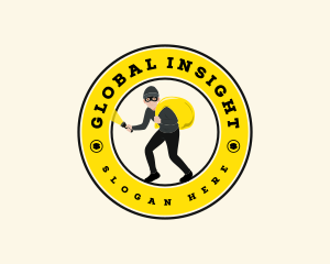Burglar Thief Criminal Logo