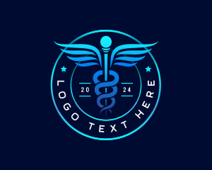 Medical Health Caduceus logo