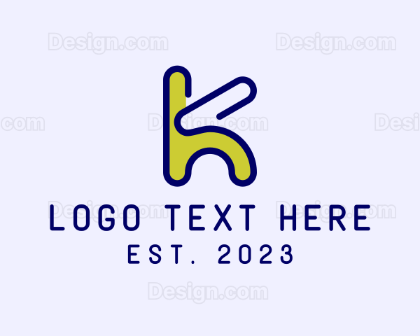 Media Letter K Logo