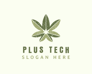 Green Herbal Marijuana Logo