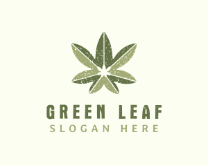 Green Herbal Marijuana logo