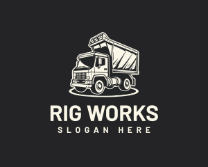 Dump Truck Construction logo design