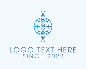 Genetics - Global Genetics Research Lab logo design