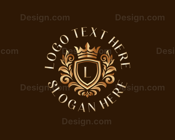 Luxury Crown Crest Logo