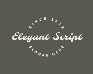 Generic Script Business logo design