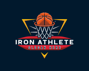 Basketball Sports Varsity logo design