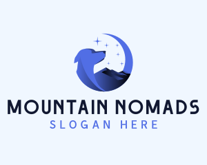 Dog Mountain Outdoors logo design