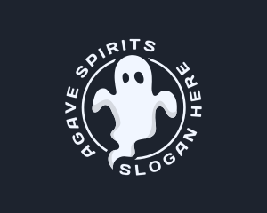 Scary Phantom Ghost logo design