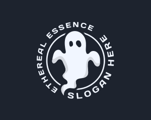 Scary Phantom Ghost logo design