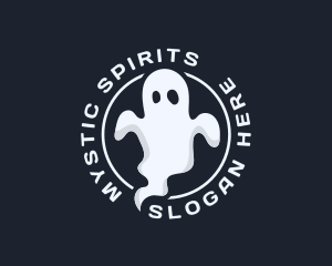 Scary Phantom Ghost logo design