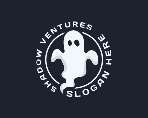 Scary Phantom Ghost logo design