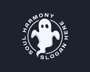 Scary Phantom Ghost logo design