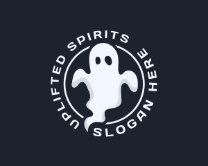 Scary Phantom Ghost logo design