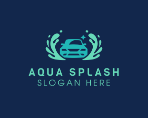 Water Splash Car Detailing logo design