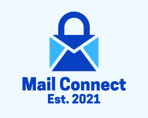 Mail Envelope Lock  logo