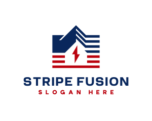 Stripe House Lightning Energy logo