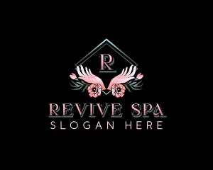 Wellness Hand Spa logo design