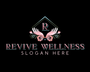 Wellness Hand Spa logo design