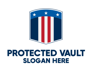 Stars And Stripes Security  logo design