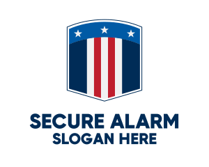 Stars And Stripes Security  logo design