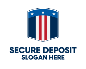 Stars And Stripes Security  logo design