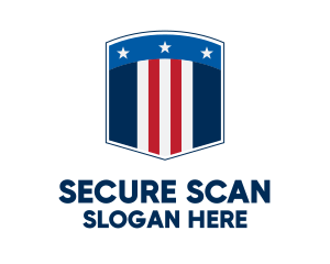 Stars And Stripes Security  logo design