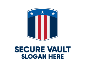 Stars And Stripes Security  logo design