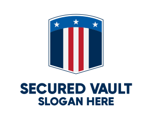 Stars And Stripes Security  logo design