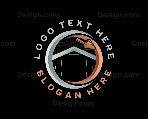 House Builder Brick Logo