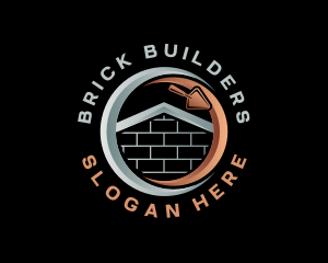 House Builder Brick logo design