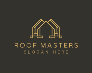 Roofing Contractor Roof logo design