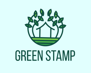 Green Plant House logo design