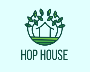 Green Plant House logo design