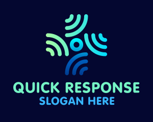 Medicine Emergency Signal Cross logo