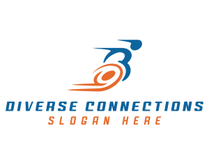 Wheelchair Disability Race Athlete logo