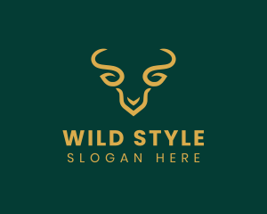 Wild Bull Horn logo design