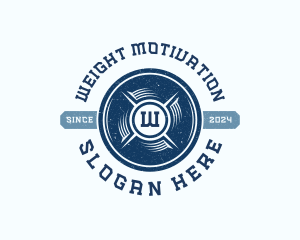 Gym Weight Plate logo