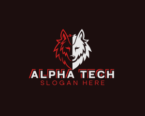 Alpha Wolf Gaming logo design