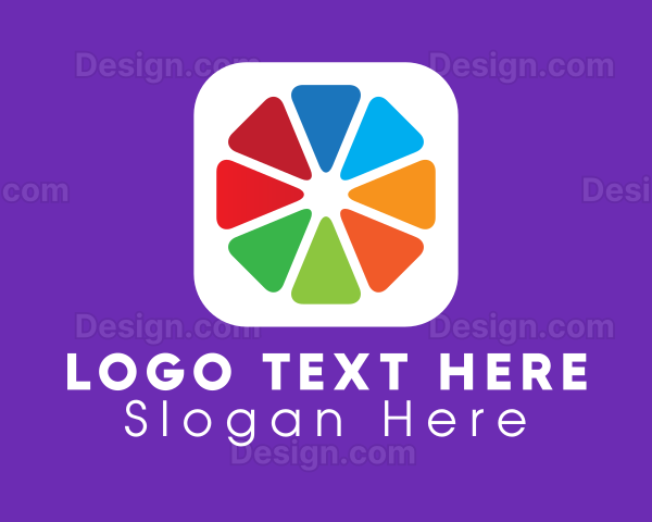 Colorful Editing Application Logo