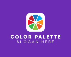 Colorful Editing Application logo design