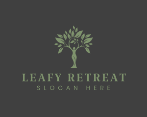 Woman Tree Therapy logo design