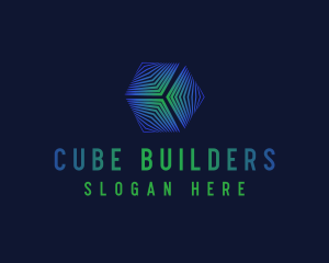 Cube Technology Analytics logo design