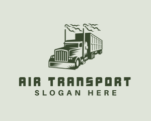 Freight Truck Transport logo design