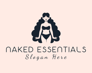 Sexy Lingerie Woman logo design